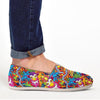 Monkey Trippy Psychedelic Canvas Shoes-grizzshop