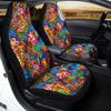 Monkey Trippy Psychedelic Car Seat Covers-grizzshop