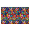 Monkey Trippy Psychedelic Door Mat-grizzshop