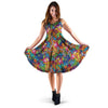 Monkey Trippy Psychedelic Dress-grizzshop