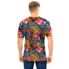 Monkey Trippy Psychedelic Men T Shirt-grizzshop