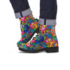 Monkey Trippy Psychedelic Men's Boots-grizzshop