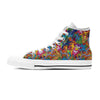 Monkey Trippy Psychedelic Men's High Top Shoes-grizzshop