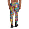 Monkey Trippy Psychedelic Men's Joggers-grizzshop