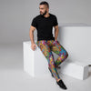 Monkey Trippy Psychedelic Men's Joggers-grizzshop