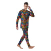 Monkey Trippy Psychedelic Men's Pajamas-grizzshop