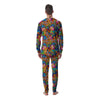 Monkey Trippy Psychedelic Men's Pajamas-grizzshop