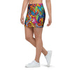 Monkey Trippy Psychedelic Mini Skirt-grizzshop