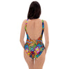 Monkey Trippy Psychedelic One Piece Swimsuite-grizzshop