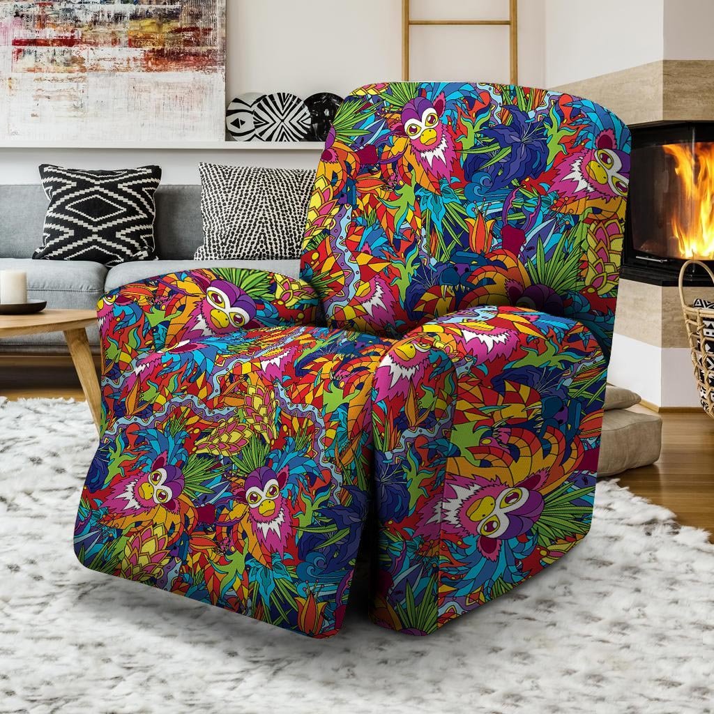 Monkey Trippy Psychedelic Recliner Cover-grizzshop