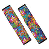 Monkey Trippy Psychedelic Seat Belt Cover-grizzshop