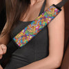 Monkey Trippy Psychedelic Seat Belt Cover-grizzshop