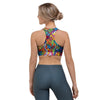 Monkey Trippy Psychedelic Sports Bra-grizzshop