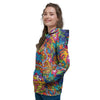 Monkey Trippy Psychedelic Women's Hoodie-grizzshop