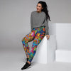 Monkey Trippy Psychedelic Women's Joggers-grizzshop