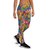 Monkey Trippy Psychedelic Women's Joggers-grizzshop