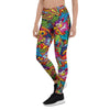 Monkey Trippy Psychedelic Women's Leggings-grizzshop