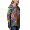 Monkey Trippy Psychedelic Women's Sweatshirt-grizzshop