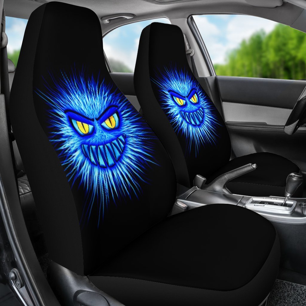 Monster Blue Universal Fit Car Seat Covers-grizzshop