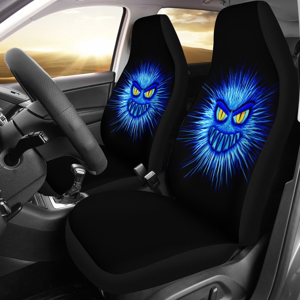 Monster Blue Universal Fit Car Seat Covers-grizzshop