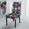 Monster Fluffy Pattern Print Chair Cover-grizzshop