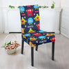 Monster Fluffy Pattern Print Chair Cover-grizzshop