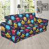 Monster Fluffy Pattern Print Sofa Covers-grizzshop