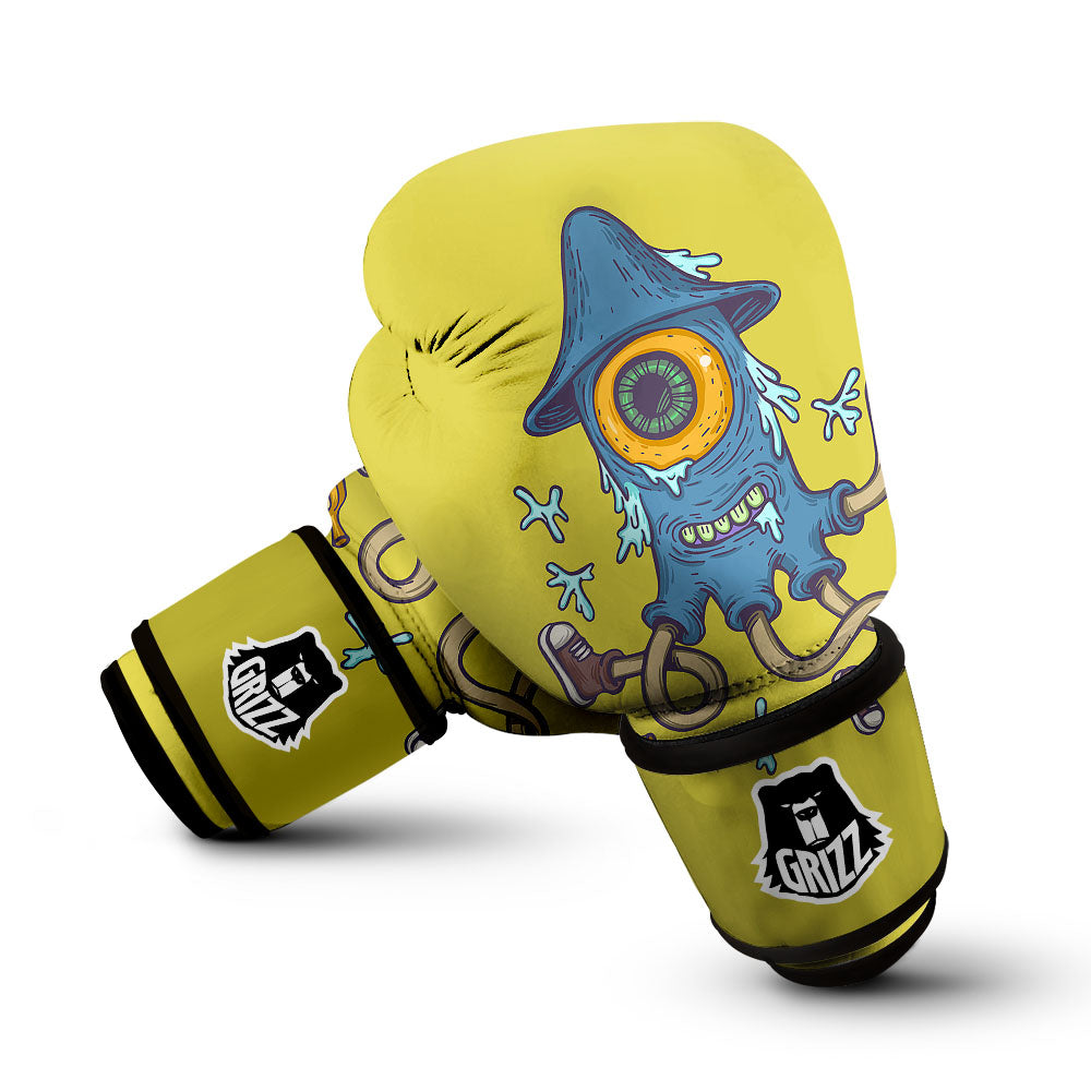 Monster Graffiti Characters Print Boxing Gloves-grizzshop