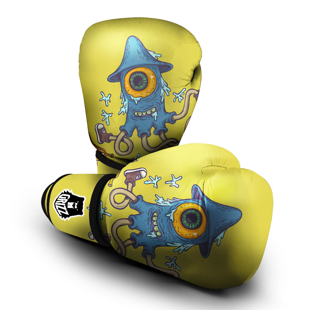 Monster Graffiti Characters Print Boxing Gloves-grizzshop
