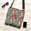 Monster Pattern Print Crossbody Bags-grizzshop