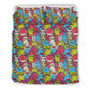 Monster Pattern Print Duvet Cover Bedding Set-grizzshop