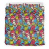 Monster Pattern Print Duvet Cover Bedding Set-grizzshop