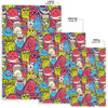 Monster Pattern Print Floor Mat-grizzshop