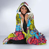 Monster Pattern Print Hooded Blanket-grizzshop