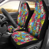 Monster Pattern Print Universal Fit Car Seat Cover-grizzshop