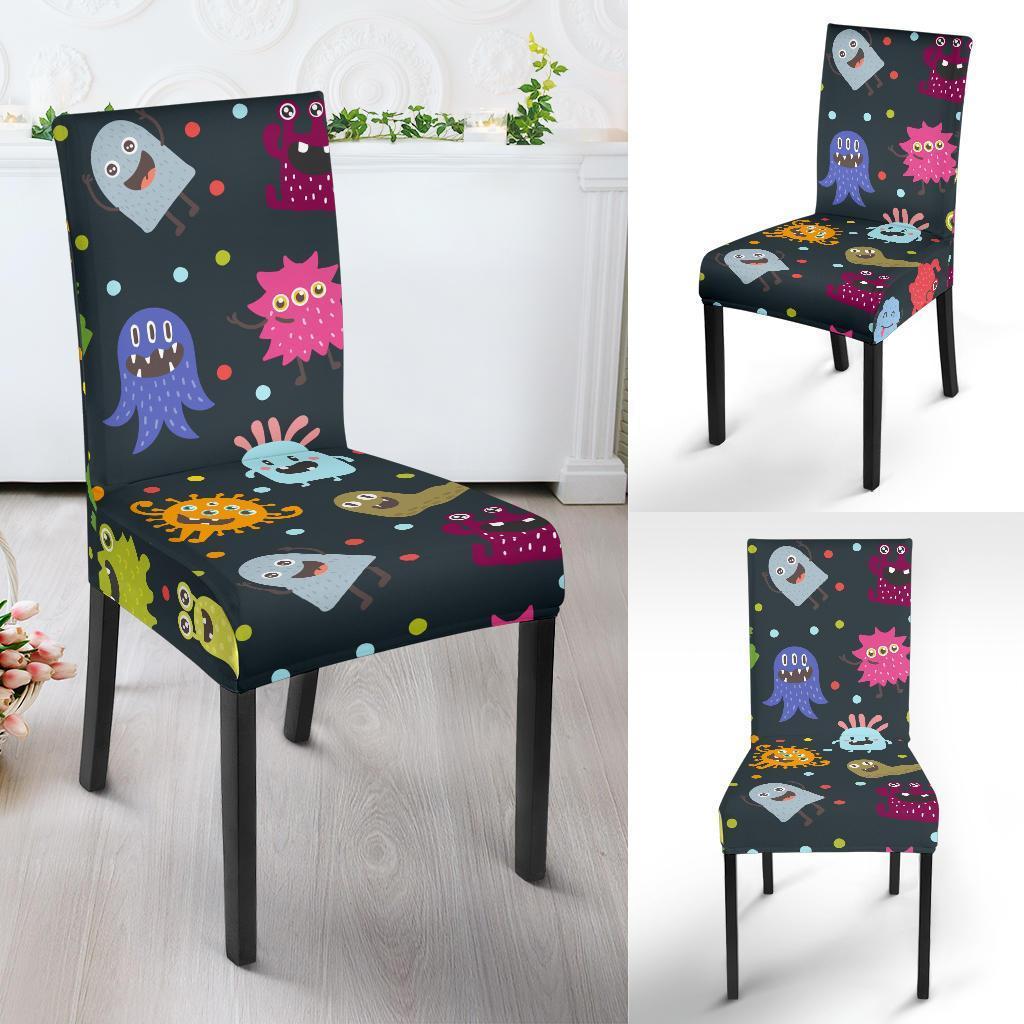 Monster Print Pattern Chair Cover-grizzshop