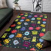 Monster Print Pattern Floor Mat-grizzshop