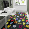 Monster Print Pattern Floor Mat-grizzshop