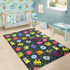 Monster Print Pattern Floor Mat-grizzshop