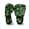 Monstera Leaves Tropical Print Pattern Boxing Gloves-grizzshop