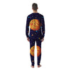 Moon 8-Bit Pixel Print Men's Pajamas-grizzshop