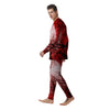 Moon And Horror Forest Print Men's Pajamas-grizzshop