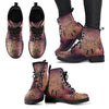 Moon Dream Catcher Women's Leather Boots-grizzshop