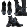 Moon Dream Catcher Women's Leather Boots-grizzshop