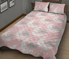 Moon Pattern Print Bed Set Quilt-grizzshop