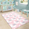 Moon Pattern Print Floor Mat-grizzshop