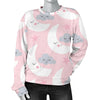 Moon Pattern Print Women's Sweatshirt-grizzshop