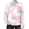 Moon Pattern Print Women's Sweatshirt-grizzshop