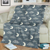 Moon Print Pattern Blanket-grizzshop