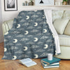 Moon Print Pattern Blanket-grizzshop